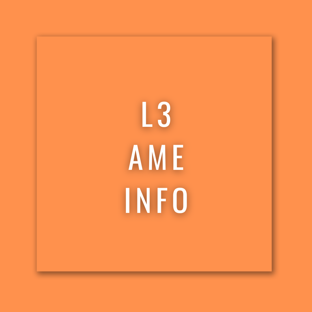 AME COURSE INFO.